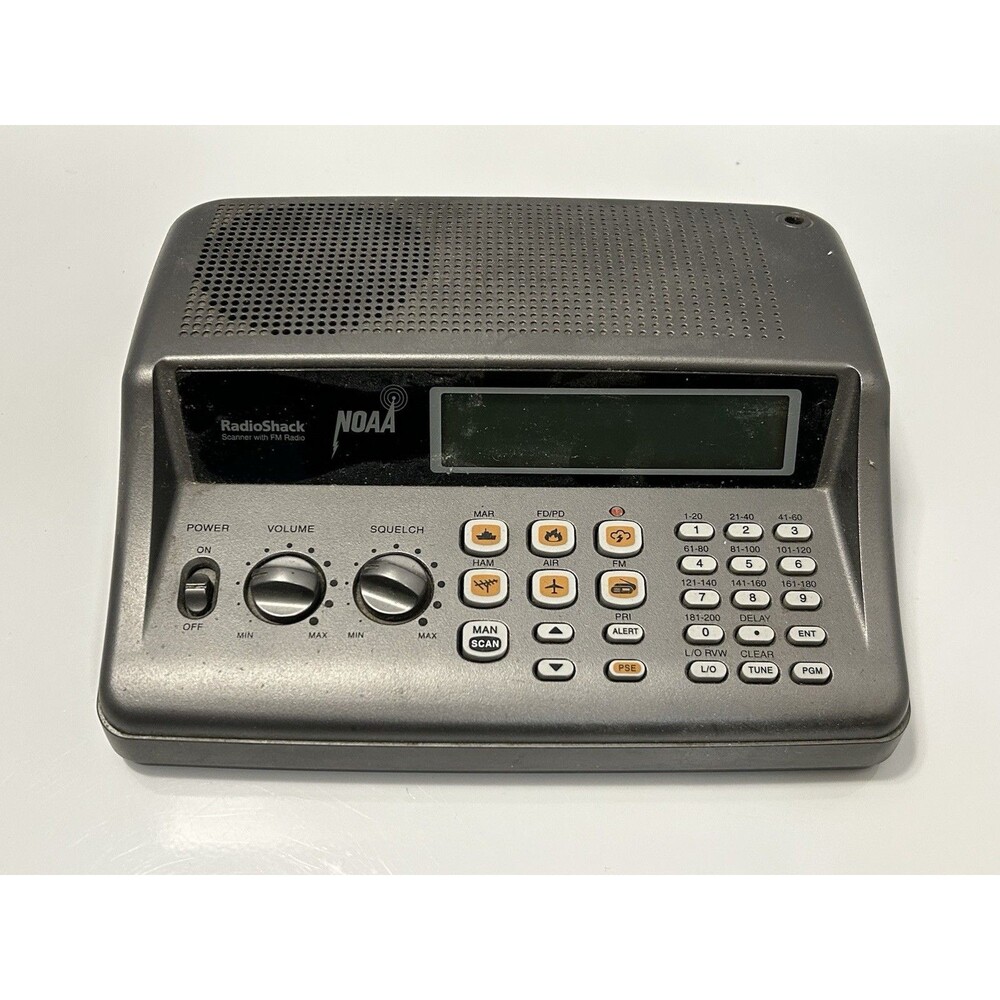 Radio Shack Pro405 Desktop Radio Scanner 20-405 Weather NOAA Police